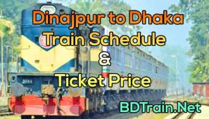 dinajpur to dhaka Train schedule