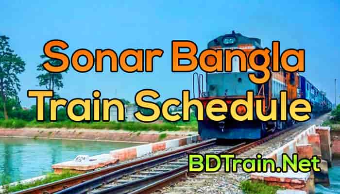 sonar bangla train schedule